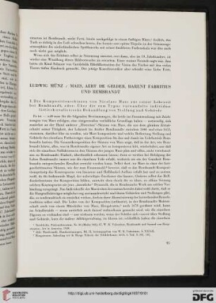 Maes, Aert de Gelder, Barent Fabritius und Rembrandt, [1]