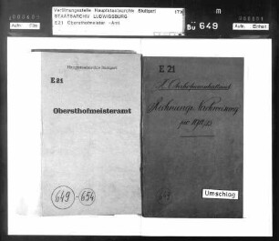 Rechnungsnachweisung
