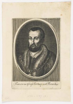 Bildnis des Franciscus GrossHertzog von Florentz