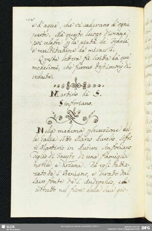 Martirio di San Sinforiano.
