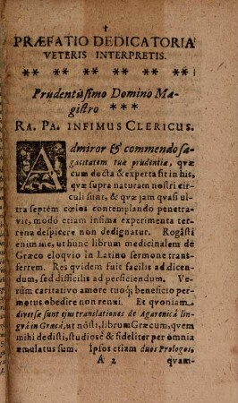 Moderante Auxilio Redemptoris Supremi, Kirani Kiranides, Et ad eas Rhyakini Koronides : Quorum ille In Quaternario tam Librorum, quam Elementari, e totidem Linguis, Primo de Gemmis XXIV, Herbis XXIV, Avibus XXIV ac Piscibus XXIV quadrifariam semper, & fere mixtim ad Tetrapharmacum constituendum agit ...