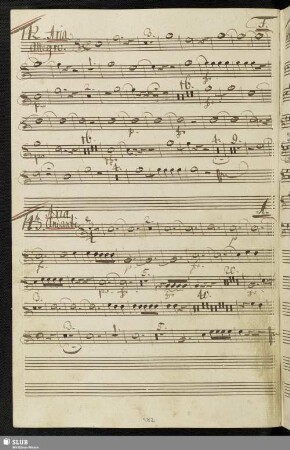 142. Aria: Colle procelle in seno / Scarlatti, G.