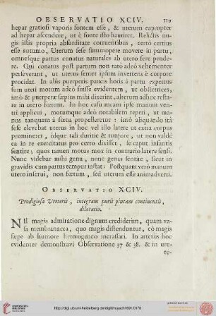 Observatio XCIV
