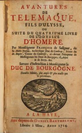 Les avantures de Telemaque