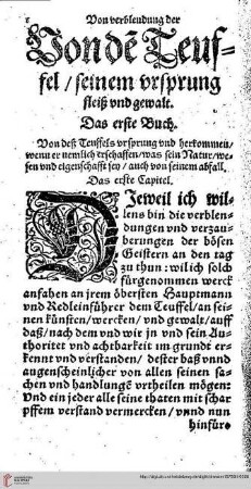 Von dem Teufel