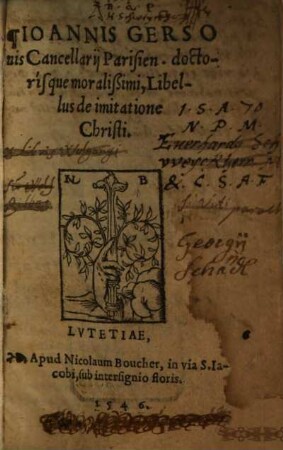 De Imitatione Christi : Lib. 4