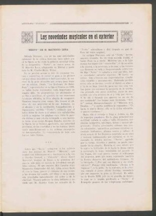 Las novedades musicales en el exterior