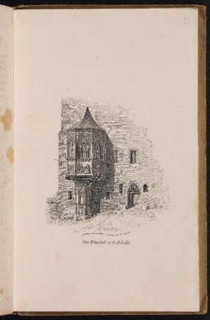Am Pfarrhof zu S. Sebald. - Evangelisch-Lutherische Kirchengemeinde Sankt Sebald, Nürnberg, Pfarrhof, Erker