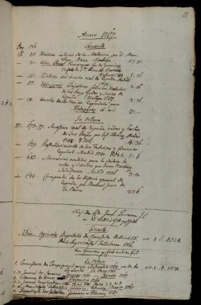 Durch den Hhn. Prof. Becmann [...] an die Bibliothek geschickt. - Von Hannover geschickt mit der Post.