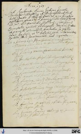 [fol. 192] Rektorat Jakob Christoph Helbling 1712/13