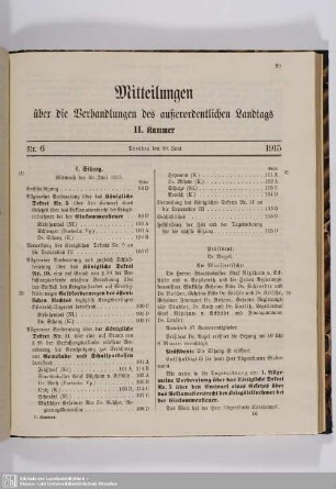 6. Sitzung (30.06.1915)