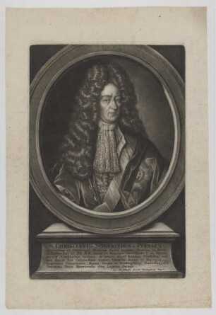 Bildnis des Christianus Siegfriedus a Plessen
