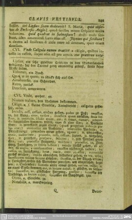 CVI. Unde Caligula nomen traxit?