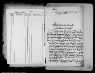Berechtsame des Salzbergwerks "Georg" bei Großwangen