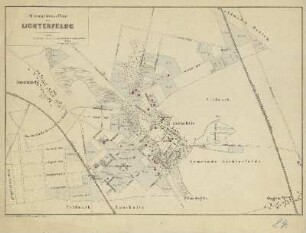 Situations-Plan von Lichterfelde