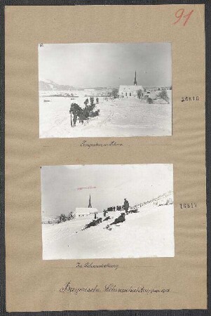 Eingraben in Schnee