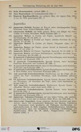 Japonika (Nr. 623-710)
