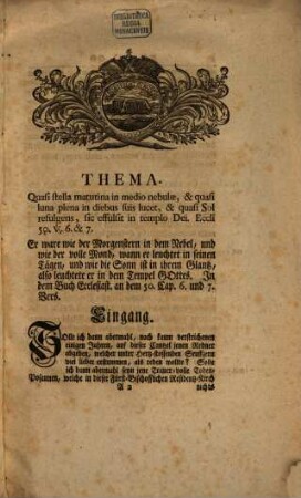 Greiffenclauischer Allzeit höher gestiegener Tugend-Glantz, Weyland Des Hochwürdigsten, des Heil. Röm. Reichs Fürsten und Herrn, Herrn Carl Philipp Henrich ... allhier gehaltenen Leich-Besingnuß