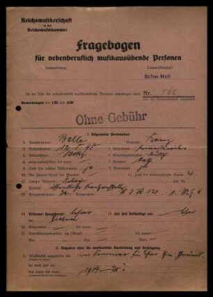 Balle, Franz