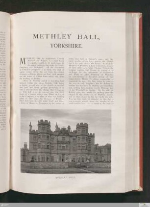Methley Hall, Yorkshire