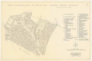 Siedlung Britz-Süd, Berlin-Neukölln: Grundriss 1:2000