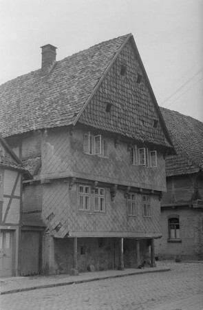 Fachwerkbauten in Hornburg bei Wolfenbüttel : Ansicht von Fachwerkhäusern