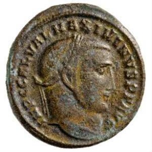 Münze, Follis, 310 - 311 n. Chr.