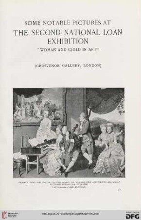 61: Some notable pictures at the second national loan exhibition : ''Women and child in art''