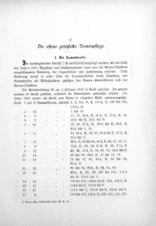 II. Die offene gesetzliche Armenpflege