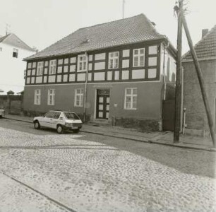 Wohnhaus : Beeskow (Landkreis Oder-Spree), Brandstraße 34. Wohnhaus. Straßenansicht