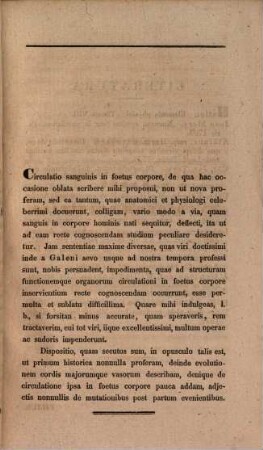 De circuitu sanguinis in foetu humano : dissertatio inauguralis