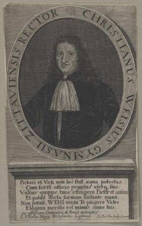 Bildnis des Christianus Weisius