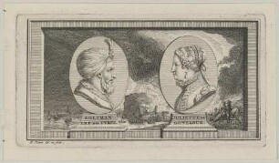 Doppelbildnis des Soliman, Herrscher der Türken und der Juliette de Gonzague