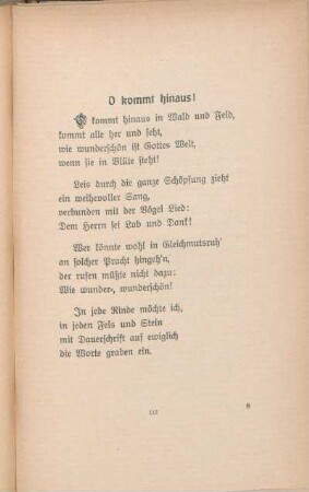O kommt hinaus!
