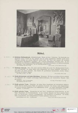 Möbel (Nr. 100-129)