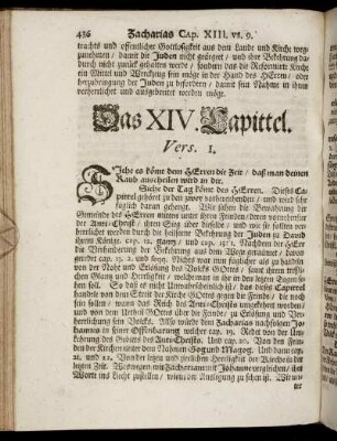 Das XIV. Capittel.