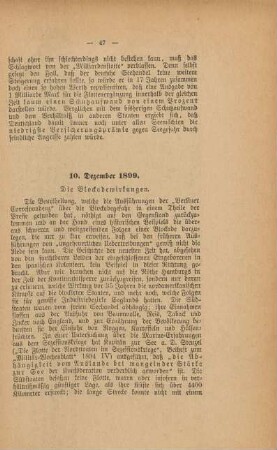 10. Dezember 1899