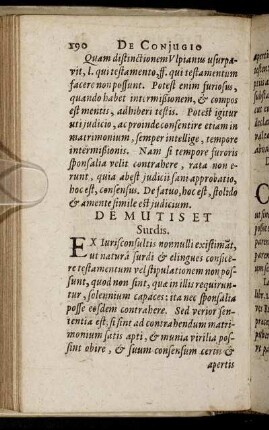 De Mutis Et Surdis.