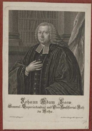 Bildnis des Johann Adam Loew