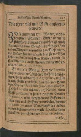 Wie ihrer viel mit Gifft außgetilget worden.