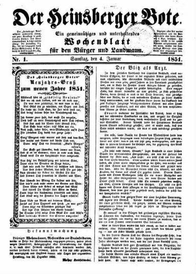 Titelseite einer Zeitung