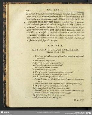 Cap. XXIX. De Poena Ejus, Qui Animal Noxium Habuit