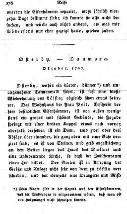 Osterby. - Danmora. (Oktober 1797.)