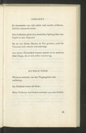 Dunkle Böen
