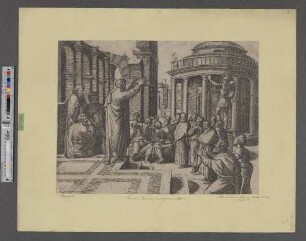 [Paulus predigt in Athen]