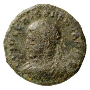 Münze, Follis, Aes 3, 324 n. Chr.