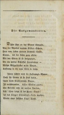 Die Ausgewanderten.