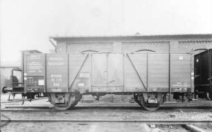 20 Tonnen-Güterwagen der Deutschen Reichsbahn : Technikgeschichte | Maschinenbau | Verkehrswesen | Eissenbahnwesen | Personenwagen und Güterwagen (Normalspur)