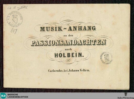 Musik-Anhang zu den Passionsandachten nach Holbein