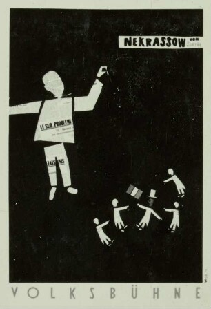 Theaterplakat Nekrassow